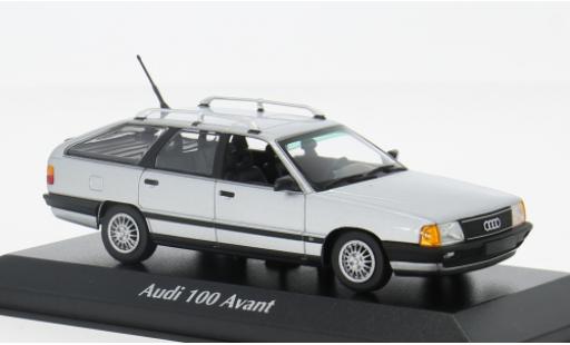 Diecast model cars Audi 100 1/43 Maxichamps (C3) Avant silber 1990 1:43 Audi 100 1/43 Maxichamps (C3) Avant silber 1990 1:43 diecast model cars