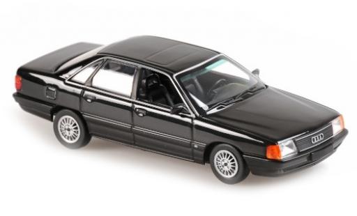 Diecast model cars Audi 100 1/43 Maxichamps metallic black 1990 Audi 100 1/43 Maxichamps metallic black 1990 diecast model cars