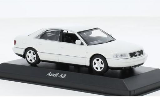 Diecast model cars Audi A8 1/43 Maxichamps weiss 1999 1:43 Audi A8 1/43 Maxichamps weiss 1999 1:43 diecast model cars