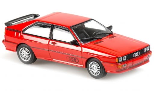 Audi Quattro 1/43 Maxichamps red/Dekor 1980 diecast model cars