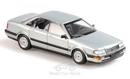 Audi V8 1/43 Maxichamps grey 1988 diecast model cars