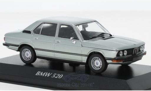 Bmw 520 1/43 Maxichamps (E12) metallic blue 1972 diecast model cars