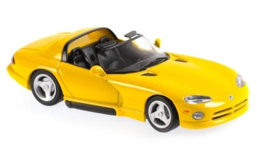 Diecast model cars Dodge Viper 1/43 Maxichamps yellow 1993 Dodge Viper 1/43 Maxichamps yellow 1993 diecast model cars