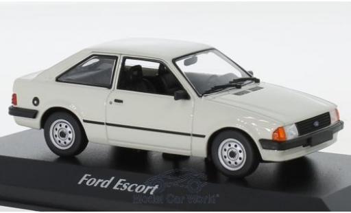 Ford Escort 1/43 Maxichamps MK III grey 1981 diecast model cars