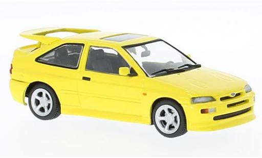 Ford Escort 1/43 Maxichamps RS Cosworth yellow 1992 diecast model cars
