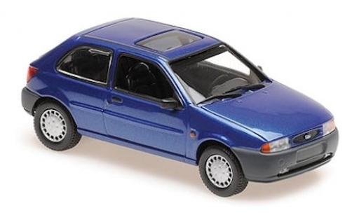 Diecast model cars Ford Fiesta 1/43 Maxichamps metallise blau 1995 1:43 Ford Fiesta 1/43 Maxichamps metallise blau 1995 1:43 diecast model cars