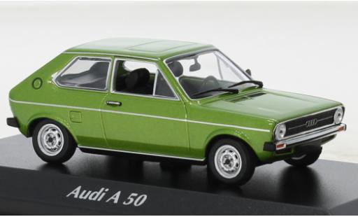 Audi 50 1/43 Maxichamps metallise green 1975 diecast model cars