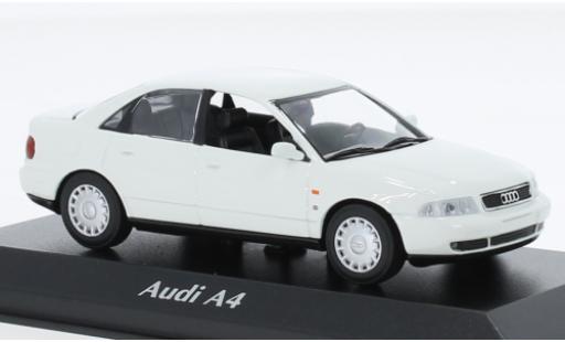Diecast model cars Audi A4 1/43 Maxichamps white 1995 Audi A4 1/43 Maxichamps white 1995 diecast model cars