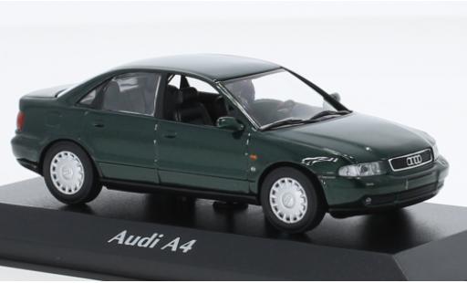 Diecast model cars Audi A4 1/43 Maxichamps metallise green foncé 1995 Audi A4 1/43 Maxichamps metallise green foncé 1995 diecast model cars