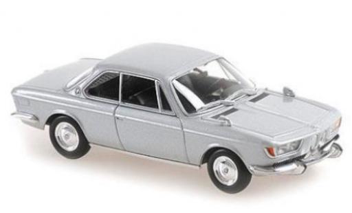 Diecast model cars Bmw 2000 1/43 Maxichamps CS grey 1967 Bmw 2000 1/43 Maxichamps CS grey 1967 diecast model cars