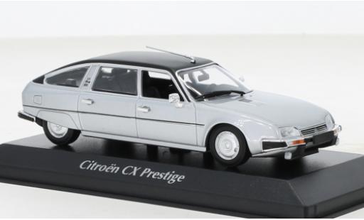 Diecast model cars Citroen CX 1/43 Maxichamps Prestige grey/black 1980 Citroen CX 1/43 Maxichamps Prestige grey/black 1980 diecast model cars