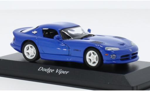 Diecast model cars Dodge Viper 1/43 Maxichamps GTS metallise blue 1993 Dodge Viper 1/43 Maxichamps GTS metallise blue 1993 diecast model cars