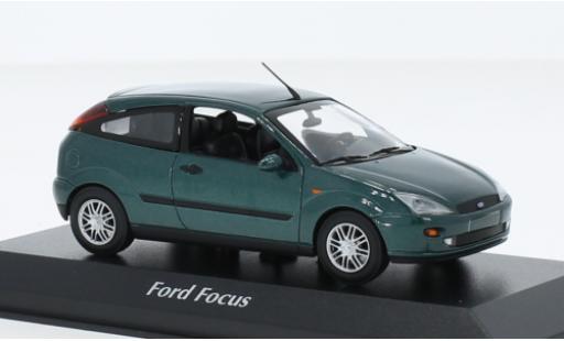 Ford Focus 1/43 Maxichamps MK I metallise green 1998 diecast model cars