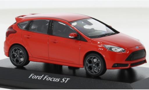 Diecast model cars Ford Focus 1/43 Maxichamps MK III ST red 2011 Ford Focus 1/43 Maxichamps MK III ST red 2011 diecast model cars