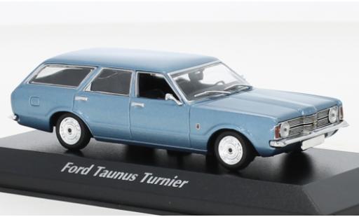 Ford Taunus 1/43 Maxichamps (TC I) Turnier metallise blue 1970 diecast model cars