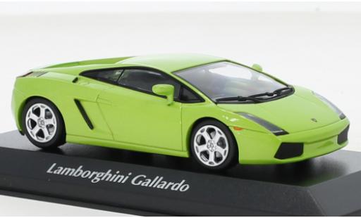 Diecast model cars Lamborghini Gallardo 1/43 Maxichamps metallise green 2003 Lamborghini Gallardo 1/43 Maxichamps metallise green 2003 diecast model cars