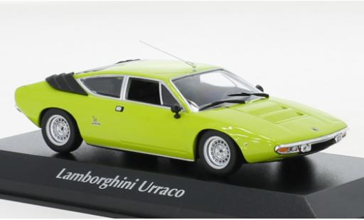 Diecast model cars Lamborghini Urraco 1/43 Maxichamps green 1974 Lamborghini Urraco 1/43 Maxichamps green 1974 diecast model cars