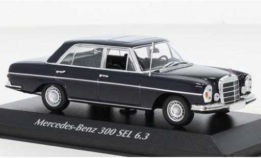 Mercedes 300 1/43 Maxichamps SEL 6.3 (W109) blue foncé 1968 diecast model cars