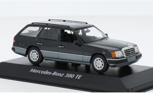 Mercedes 300 1/43 Maxichamps TE (S124) metallise black 1990 diecast model cars