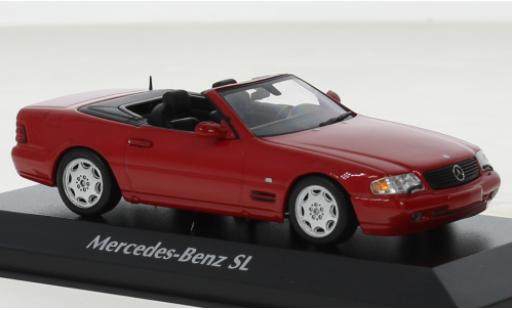 Mercedes Classe SL 1/43 Maxichamps (R129) red 1999 diecast model cars