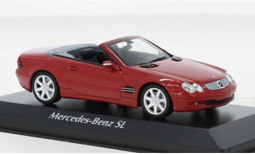 Mercedes Classe SL 1/43 Maxichamps (R230) red 2001 diecast model cars