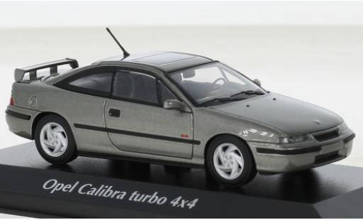 Opel Calibra 1/43 Maxichamps Turbo 4x4 metallise grey 1989 diecast model cars