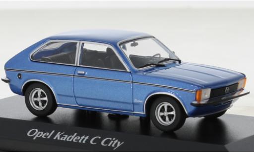 Diecast model cars Opel Kadett 1/43 Maxichamps C City blue 1978 Opel Kadett 1/43 Maxichamps C City blue 1978 diecast model cars