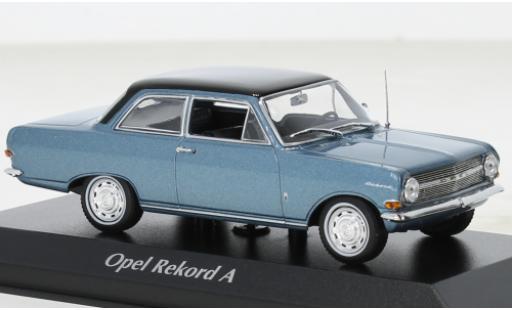 Diecast model cars Opel Rekord 1/43 Maxichamps A blue 1962 Opel Rekord 1/43 Maxichamps A blue 1962 diecast model cars