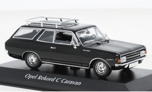 Opel Rekord 1/43 Maxichamps C Caravan black 1968 diecast model cars