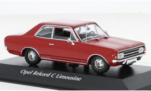 Diecast model cars Opel Rekord 1/43 Maxichamps C red 1966 Opel Rekord 1/43 Maxichamps C red 1966 diecast model cars