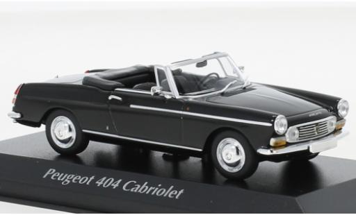 Peugeot 404 1/43 Maxichamps cabriolet black 1962 diecast model cars