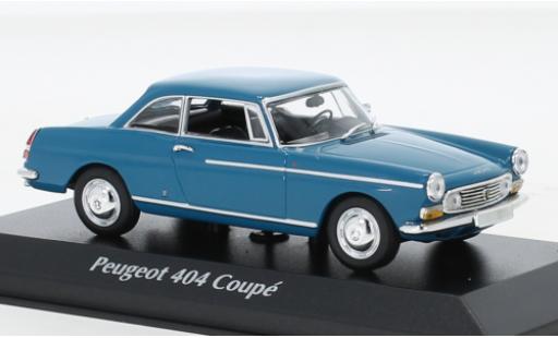 Peugeot 404 1/43 Maxichamps Coupe blue 1962 diecast model cars