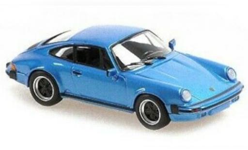 Porsche 930 1/43 Maxichamps 911 SC metallise blue 1979 diecast model cars