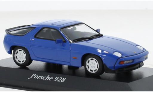 Diecast model cars Porsche 928 1/43 Maxichamps S blue 1979 Porsche 928 1/43 Maxichamps S blue 1979 diecast model cars