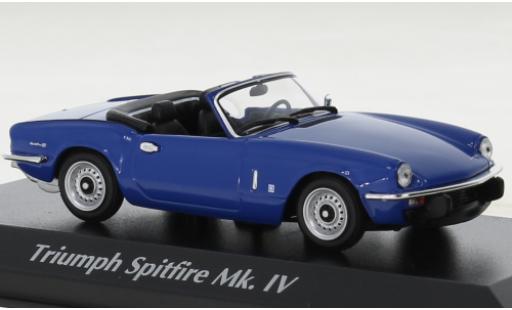 Diecast model cars Triumph Spitfire 1/43 Maxichamps MK IV blue 1972 Triumph Spitfire 1/43 Maxichamps MK IV blue 1972 diecast model cars