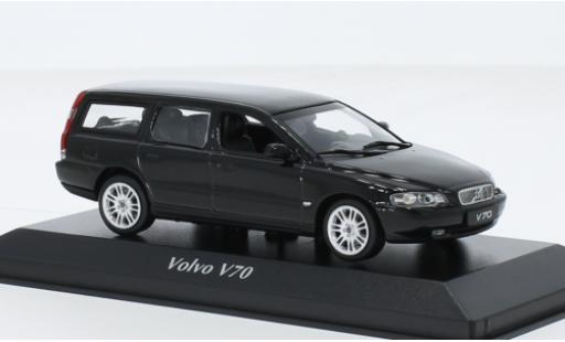Diecast model cars Volvo V70 1/43 Maxichamps Break black 2000 Volvo V70 1/43 Maxichamps Break black 2000 diecast model cars