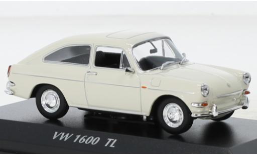 Diecast model cars Volkswagen 1600 1/43 Maxichamps TL beige 1966 Volkswagen 1600 1/43 Maxichamps TL beige 1966 diecast model cars
