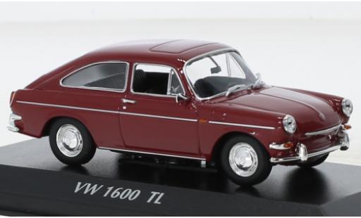 Diecast model cars Volkswagen 1600 1/43 Maxichamps TL red 1966 Volkswagen 1600 1/43 Maxichamps TL red 1966 diecast model cars