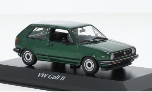 Diecast model cars Volkswagen Golf 1/43 Maxichamps II metallise green 1985 Volkswagen Golf 1/43 Maxichamps II metallise green 1985 diecast model cars