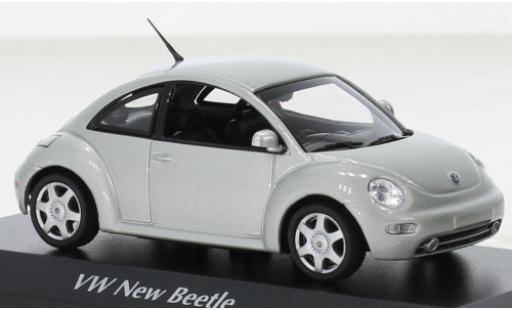Diecast model cars Volkswagen New Beetle 1/43 Maxichamps grey 1998 Volkswagen New Beetle 1/43 Maxichamps grey 1998 diecast model cars