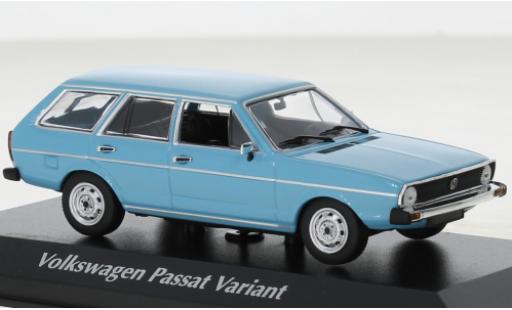 Diecast model cars Volkswagen Passat 1/43 Maxichamps Variant blue 1975 Volkswagen Passat 1/43 Maxichamps Variant blue 1975 diecast model cars