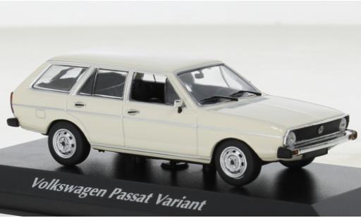 Diecast model cars Volkswagen Passat 1/43 Maxichamps Variant white 1975 Volkswagen Passat 1/43 Maxichamps Variant white 1975 diecast model cars