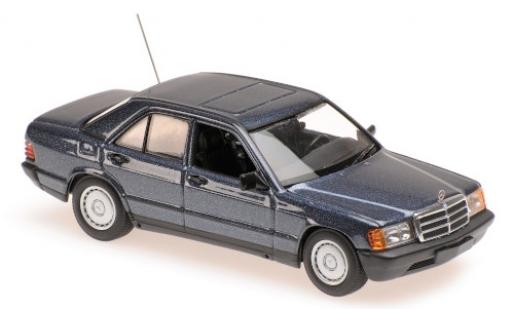 Mercedes 190 1/43 Maxichamps E (W201) metallic blue 1984 diecast model cars
