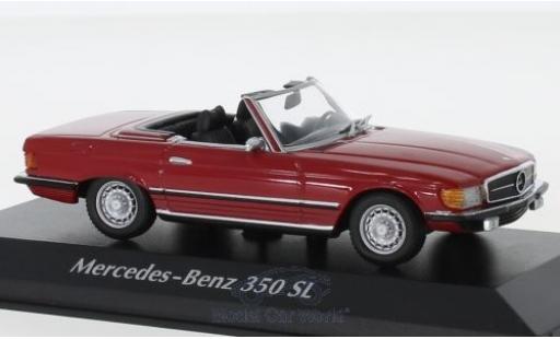 Diecast model cars Mercedes 350 1/43 Maxichamps SL (R107) red 1974 Mercedes 350 1/43 Maxichamps SL (R107) red 1974 diecast model cars