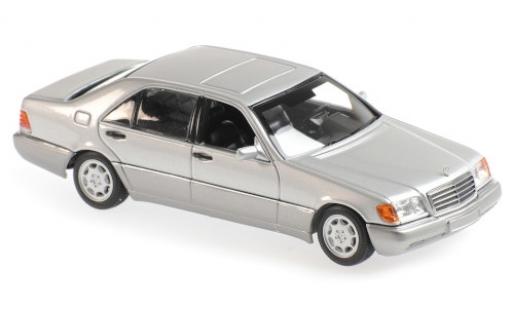 Diecast model cars Mercedes 600 1/43 Maxichamps SEL (W140) grey 1992 Mercedes 600 1/43 Maxichamps SEL (W140) grey 1992 diecast model cars