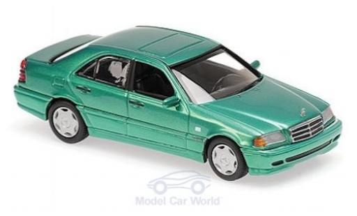 Diecast model cars Mercedes Classe C 1/43 Maxichamps (W202) metallic green 1997 Mercedes Classe C 1/43 Maxichamps (W202) metallic green 1997 diecast model cars
