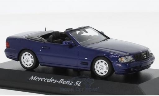 Mercedes Classe SL 1/43 Maxichamps SL blue 1999 diecast model cars