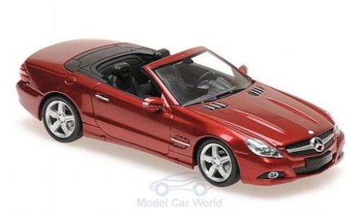 Mercedes Classe SL 1/43 Maxichamps (R230) metallic red 2008 diecast model cars