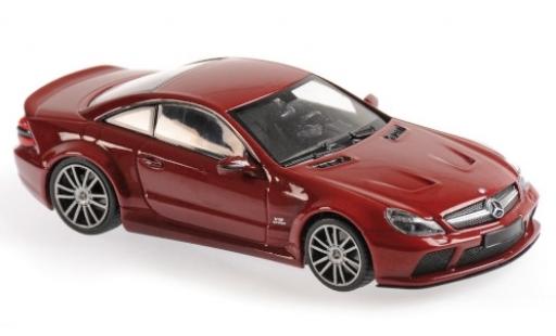 Mercedes Classe SL 1/43 Maxichamps SL65 AMG Black Series (R230) red 2009 diecast model cars
