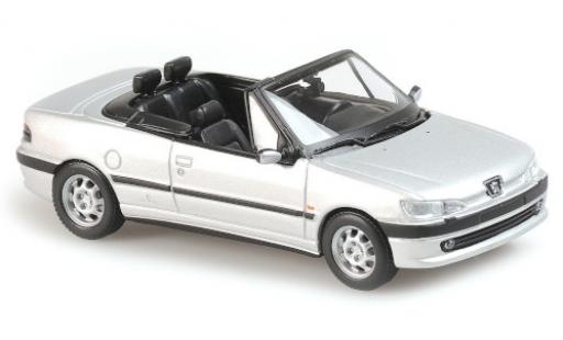 Diecast model cars Peugeot 306 1/43 Maxichamps Cabriolet matt-grey 1998 Peugeot 306 1/43 Maxichamps Cabriolet matt-grey 1998 diecast model cars
